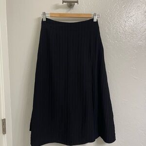 Everlane black city skirt size 0